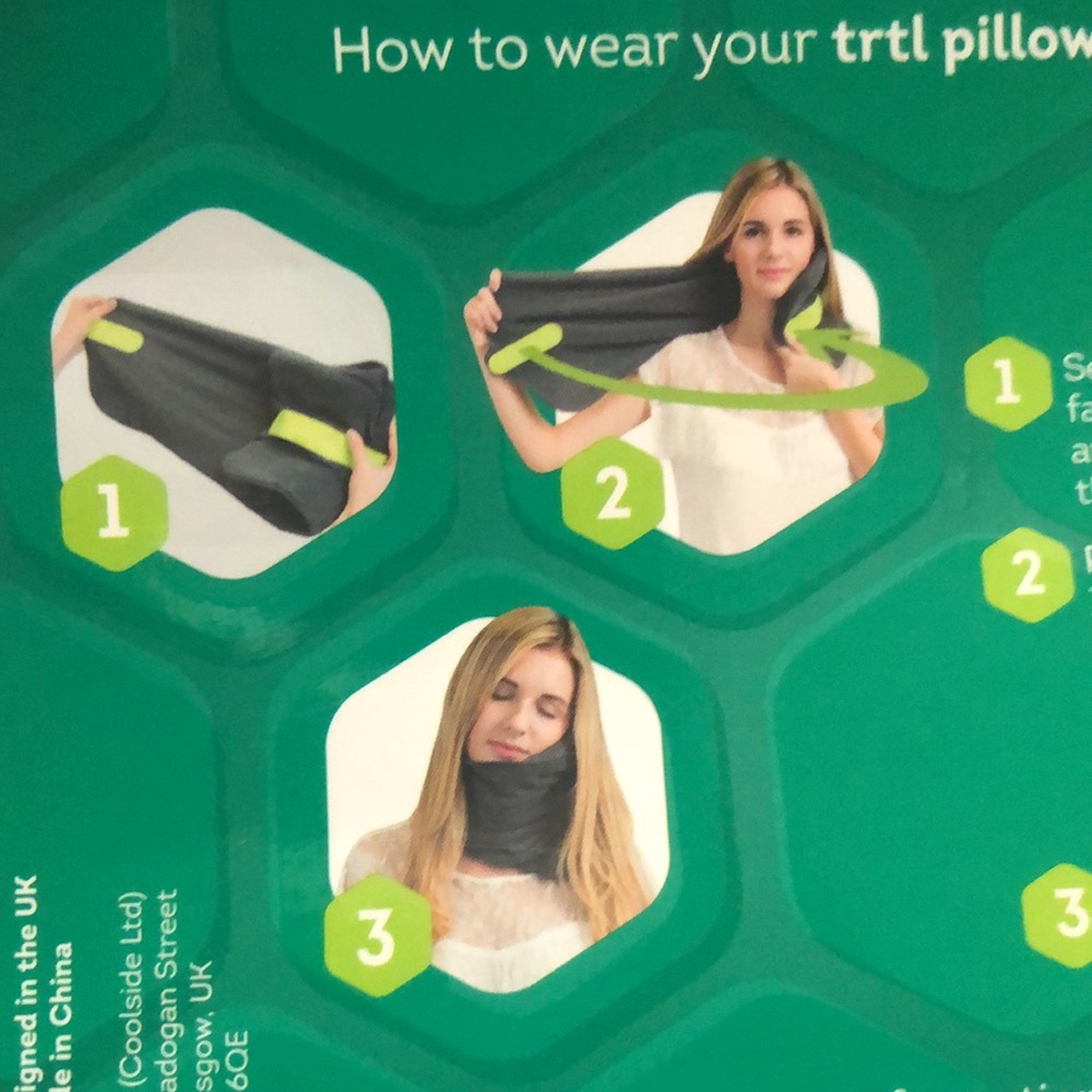 TRTL Travel Pillow Unisex NEW in package charcoal - Picture 7 of 11